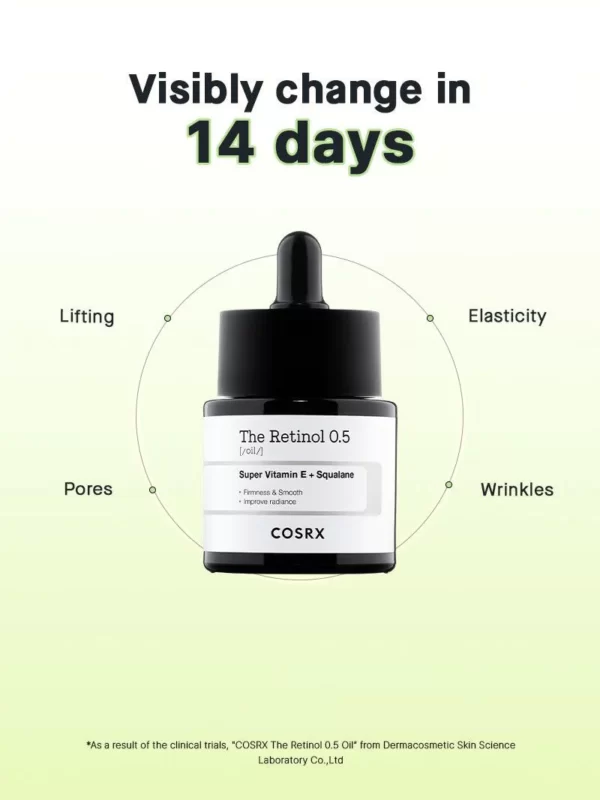 COSRX - The Retinol 0.5 Oil 20ml - Image 3