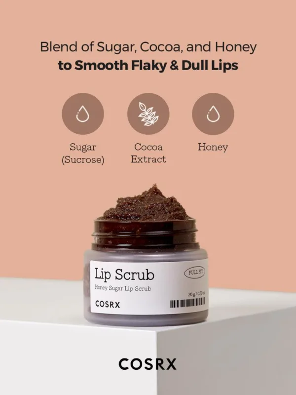 COSRX - Lip Scrub - Full Fit Honey Sugar Lip Scrub 20g - Image 2