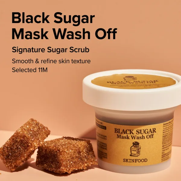 SKINFOOD - Black Sugar Mask Wash Off 120g - Image 6