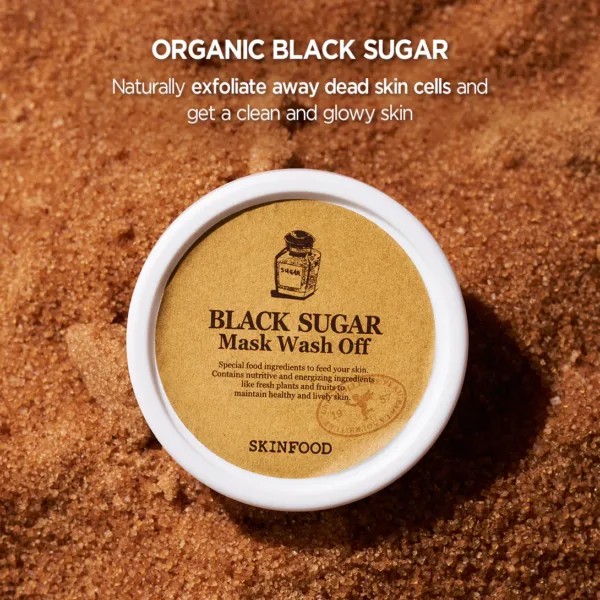 SKINFOOD - Black Sugar Mask Wash Off 120g - Image 4